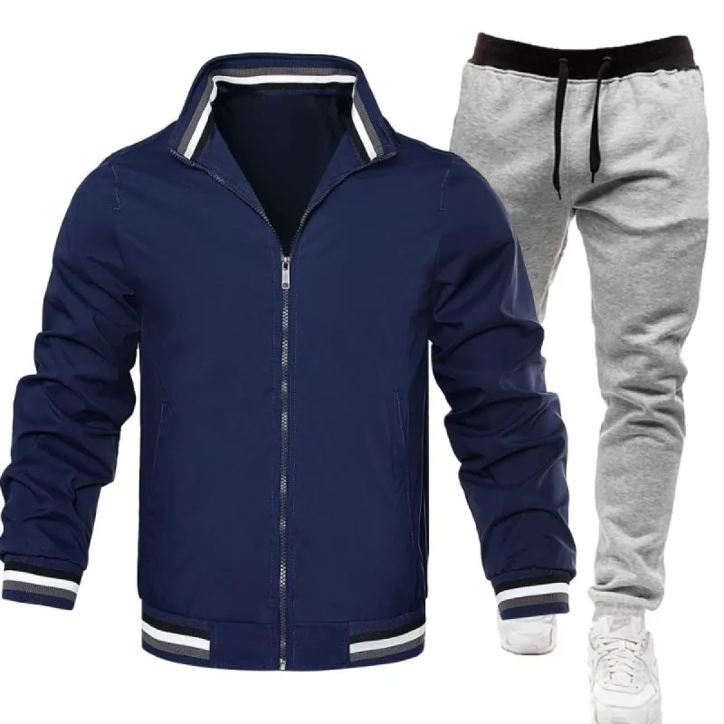 Men's Casual Sports Jacket and Trousers Two-piece Set 04731620F sold by Manly
