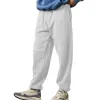 Men's Solid Color Loose Elastic Waist Sports Pants 70853486Z sold by Manly