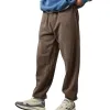 Men's Solid Color Loose Elastic Waist Sports Pants 70853486Z sold by Manly