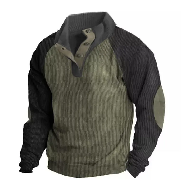 Men's Color Block Stand Collar Raglan Long Sleeve Casual Sweatshirt 24444964Z sold by Manly product image thumbnail 4