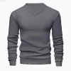 Men's Casual V-neck Thickened Knitted Sweater 56690855F sold by Manly