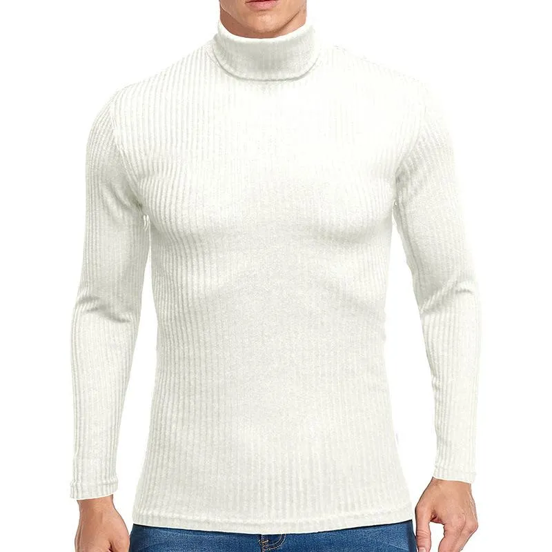 Men's Solid Color Turtleneck Sweater 30507586U sold by Manly product image thumbnail 3