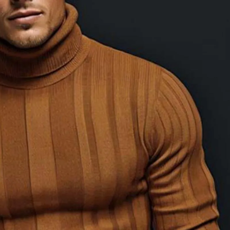 Men's Classic Casual Slim Fit Comfort Turtleneck Sweater 20798212K sold by Manly product image thumbnail 3