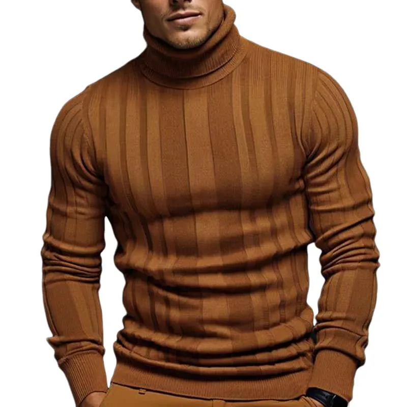 Men's Classic Casual Slim Fit Comfort Turtleneck Sweater 20798212K sold by Manly