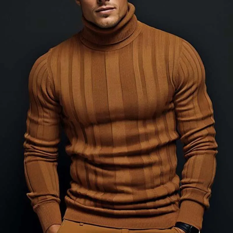 Men's Classic Casual Slim Fit Comfort Turtleneck Sweater 20798212K sold by Manly product image thumbnail 2