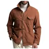Men's Multi-Pocket Long Sleeve Lapel Casual Vintage Jacket 15563546F sold by Manly