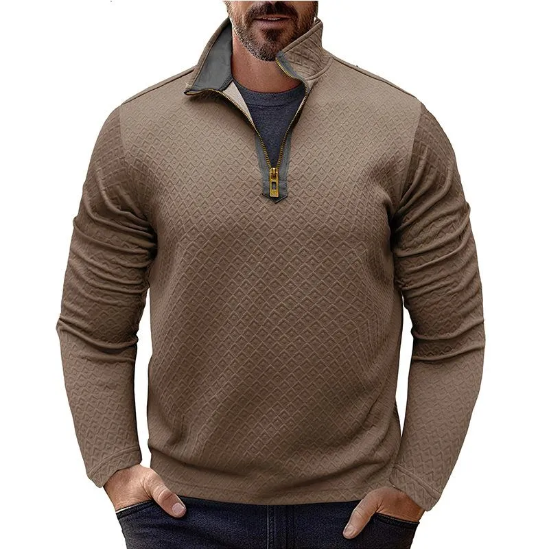 Men's Casual Zip-up Stand Collar Sweatshirt 91362105X sold by Manly product image thumbnail 2