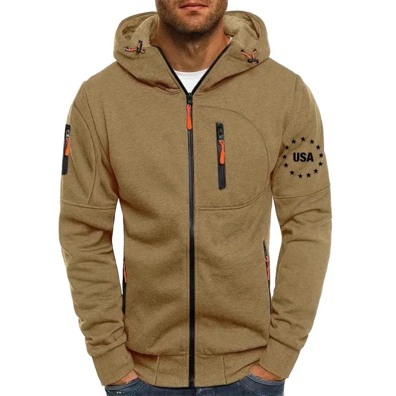 Men's Casual Zip-Up Hoodie Jacket 59204205X sold by Manly