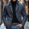 Men's Vintage Herringbone Notch Lapel Single Breasted Blazer 66457469M sold by Manly