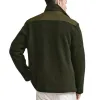 Men's Casual Polar Fleece Colorblock Stand Collar Jacket 22312145F sold by Manly