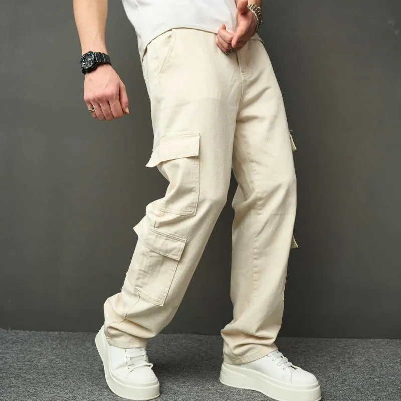 Men's Fashion Multi-pocket Straight Jeans 64428148Z sold by Manly product image thumbnail 3