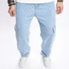Men's Fashion Multi-pocket Straight Jeans 64640341Z sold by Manly