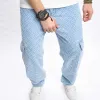 Men's Fashion Multi-pocket Straight Jeans 64640341Z sold by Manly