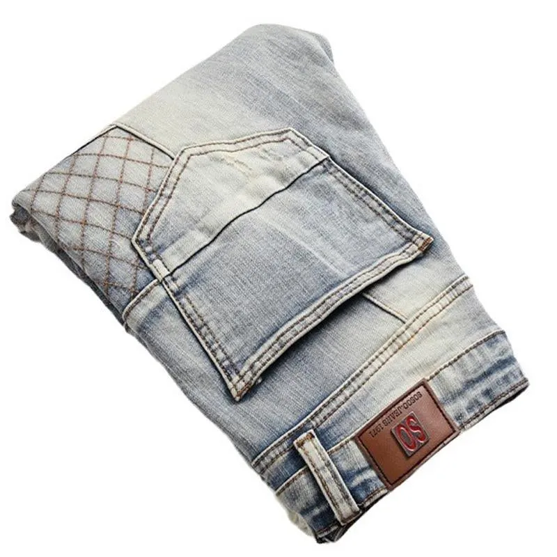 Men's Punk Patchwork Ripped Stretch Jeans 32517765U sold by Manly product image thumbnail 5