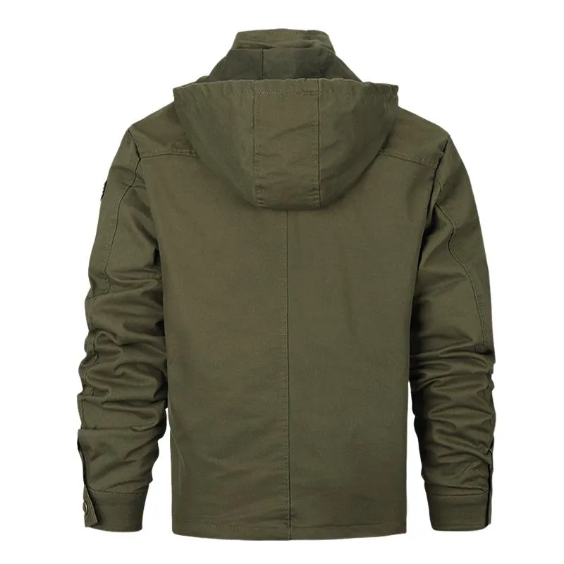 Men's Solid Casual Hooded Jacket 40677819U sold by Manly product image thumbnail 2
