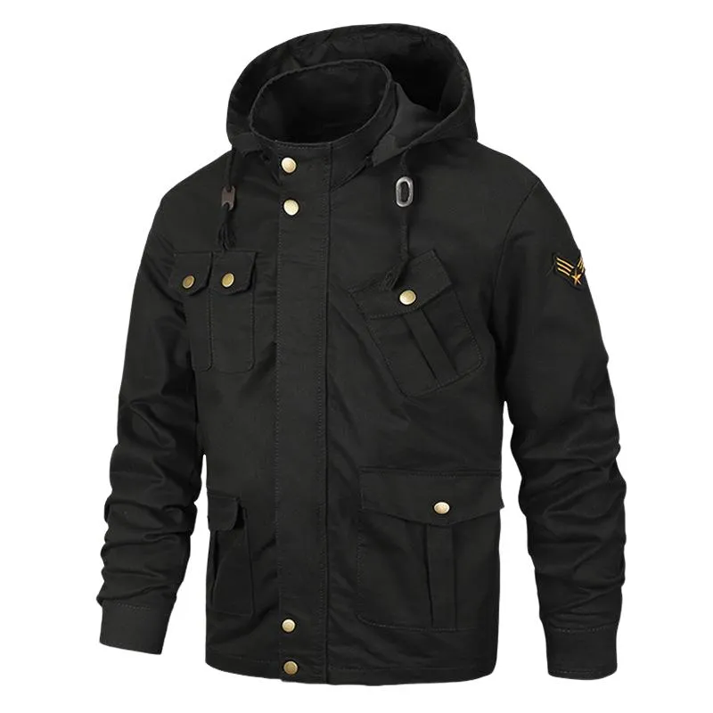Men's Solid Casual Hooded Jacket 40677819U sold by Manly product image thumbnail 3