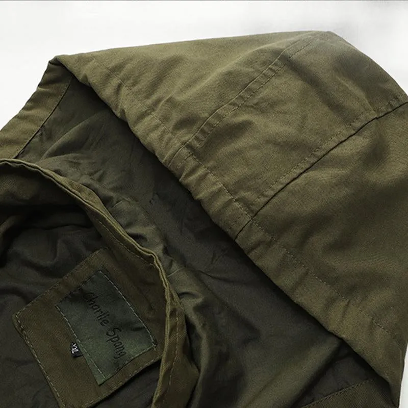 Men's Solid Casual Hooded Jacket 40677819U sold by Manly product image thumbnail 5