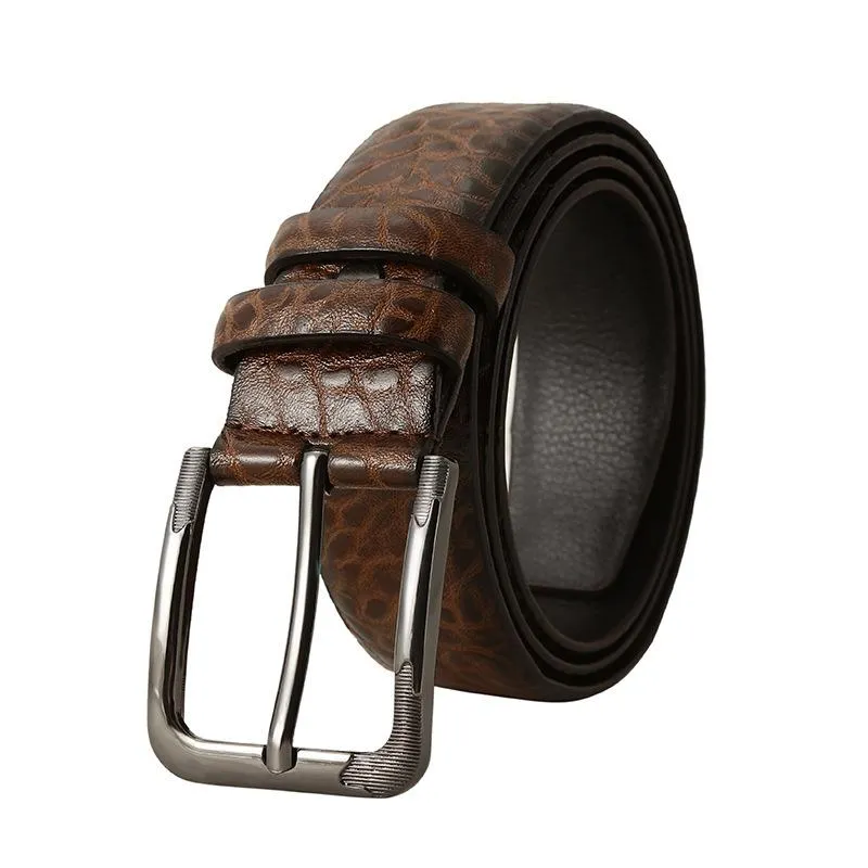 Men's Retro Casual Versatile High-end Pin Buckle Leather Belt 33729143K sold by Manly product image thumbnail 2