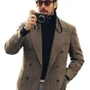 Men's Classic Vintage Casual Pocket Button Houndstooth Wool Blazer 27251324K sold by Manly