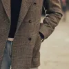Men's Classic Vintage Casual Pocket Button Houndstooth Wool Blazer 27251324K sold by Manly