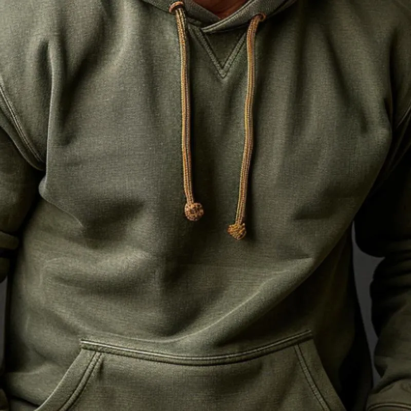 Men's Retro Casual Hoodie 31088790F sold by Manly product image thumbnail 3