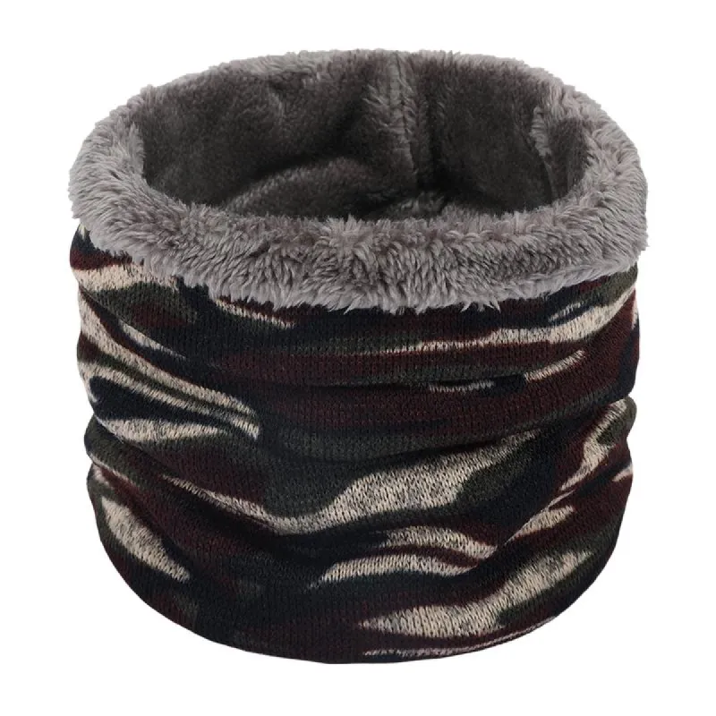 Men's Retro Jacquard Warm Neck Scarf 96825437F sold by Manly