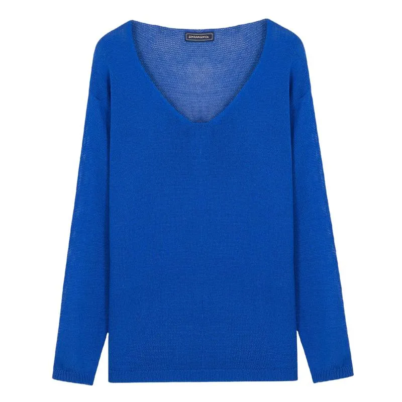 Men's Casual V-neck Thin Long-sleeved Bottoming Sweater 73619527F sold by Manly product image thumbnail 3