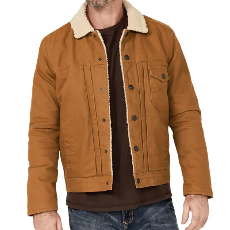 Men's Classic Casual Fleece Cotton Multi-Pocket Botton Jacket 78461377K sold by Manly