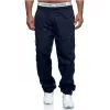Men's Classic Casual Multi-pocket Loose Straight Cargo Pants 77972988K sold by Manly