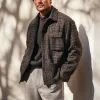 Men's Vintage Print Check Jacket 96802911U sold by Manly