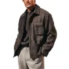 Men's Vintage Print Check Jacket 96802911U sold by Manly