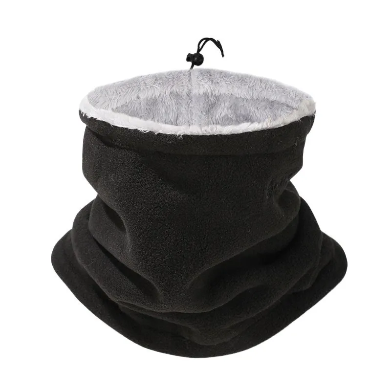 Men's Warm Polar Fleece Adjustable Cold-Proof Hood Neck Gaiter 84113077F sold by Manly