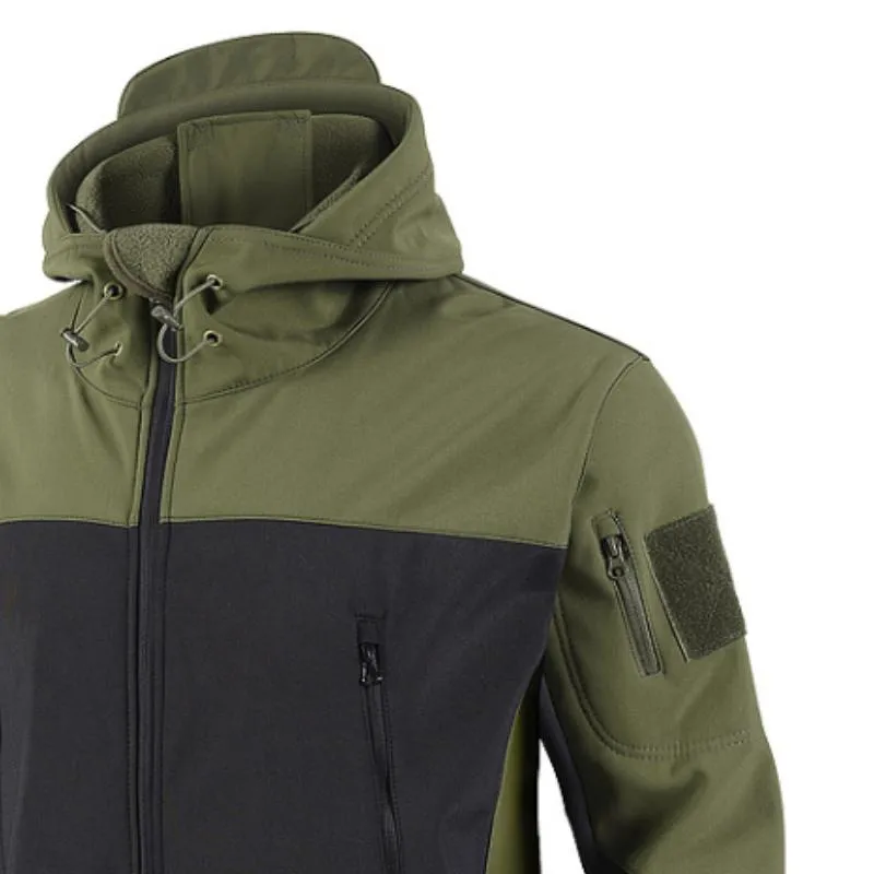 Men's Retro Casual Colorblock Soft Shell Plus Velvet Outdoor Jacket 00817734TO sold by Manly product image thumbnail 3