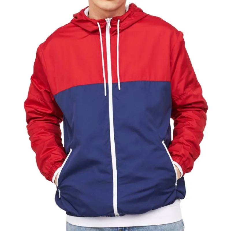 Men's Retro Casual Colorblock Outdoor Combat Hooded Jacket 39072475TO sold by Manly