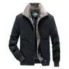 Men's Stand Collar Corduroy Warm Jacket 59115185F sold by Manly