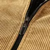 Men's Stand Collar Corduroy Warm Jacket 59115185F sold by Manly