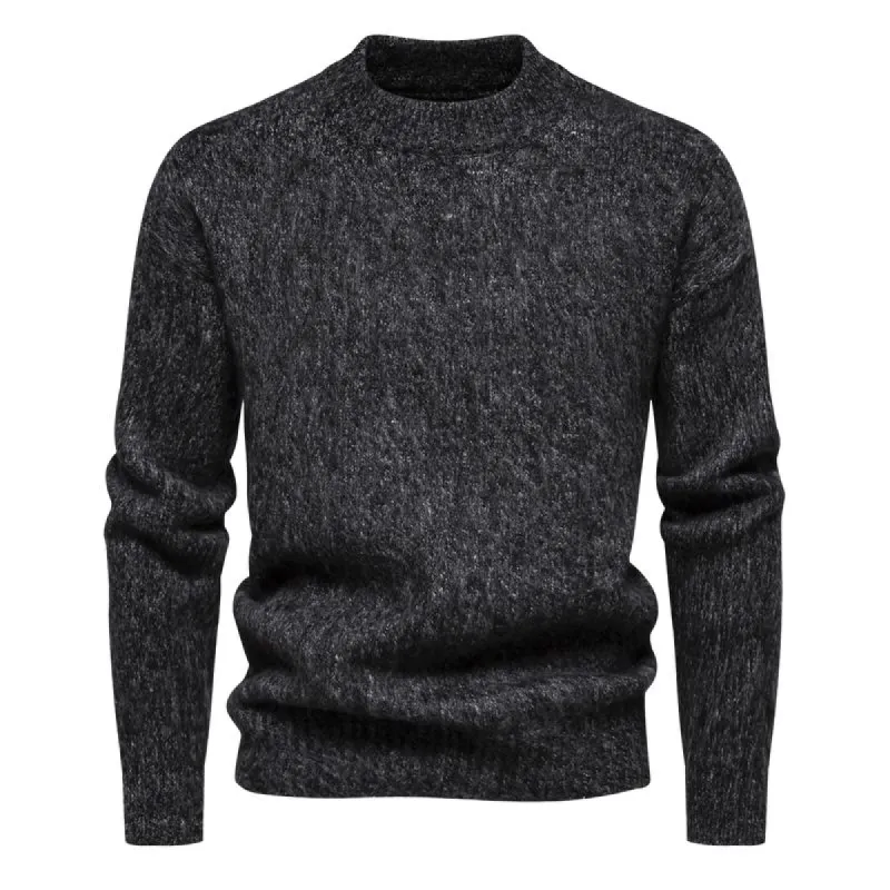Men's Round Neck Pullover Warm Sweater 98044490F sold by Manly