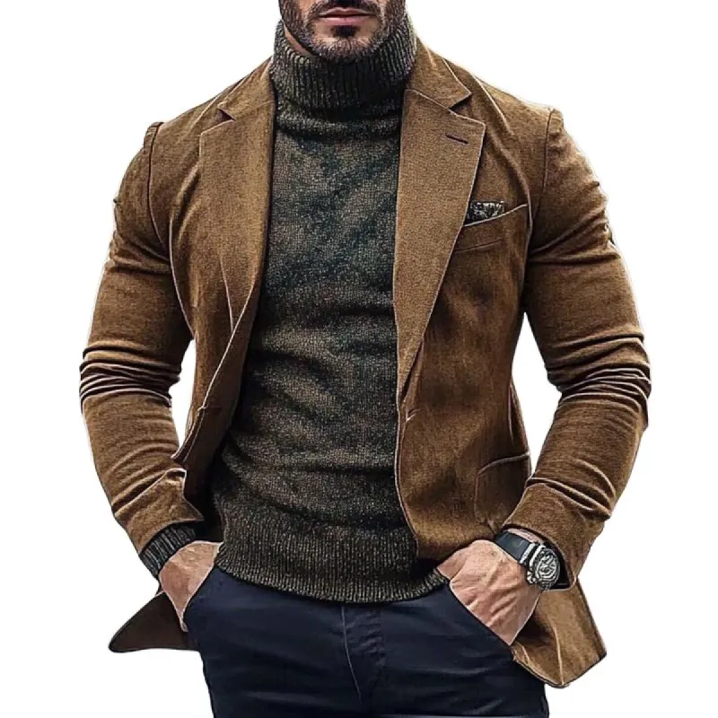 Men's Solid Color Single Breasted Suit Jacket 74121454X sold by Manly