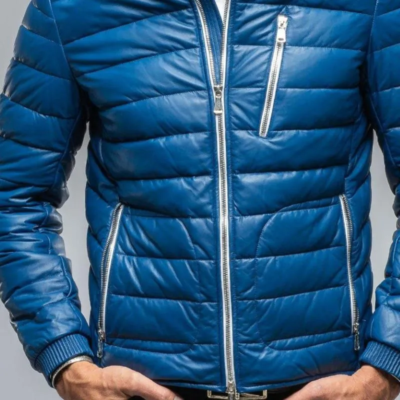 Men's Solid Color Quilted Cotton Warm Zipper Jacket 32249907Y sold by Manly product image thumbnail 2