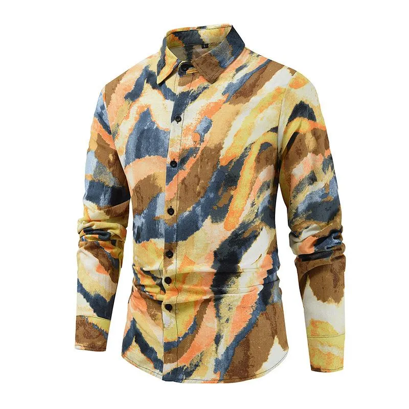 Men's Printed Long Sleeve Shirt 34372351U sold by Manly product image thumbnail 2