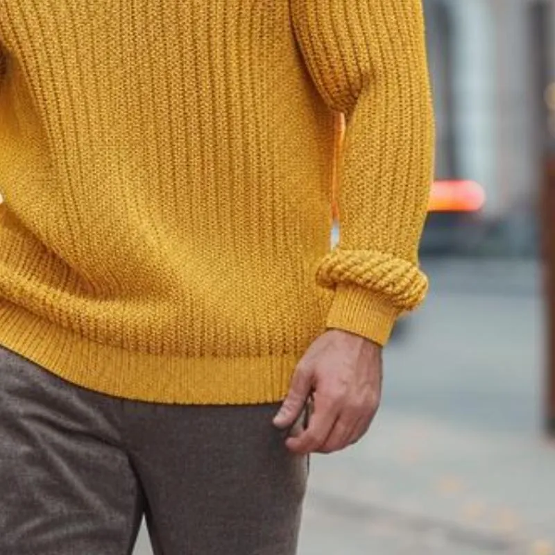 Men's Classic Comfort Slim Fit V-Neck Long Sleeve Sweater 58760262K sold by Manly product image thumbnail 4