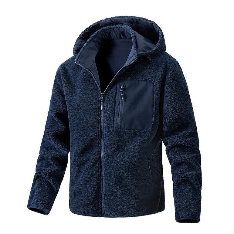 Men's Reversible Polar Fleece Hooded Jacket 01525980F sold by Manly product image thumbnail 2