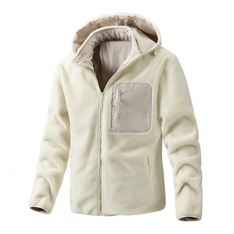 Men's Reversible Polar Fleece Hooded Jacket 01525980F sold by Manly product image thumbnail 4