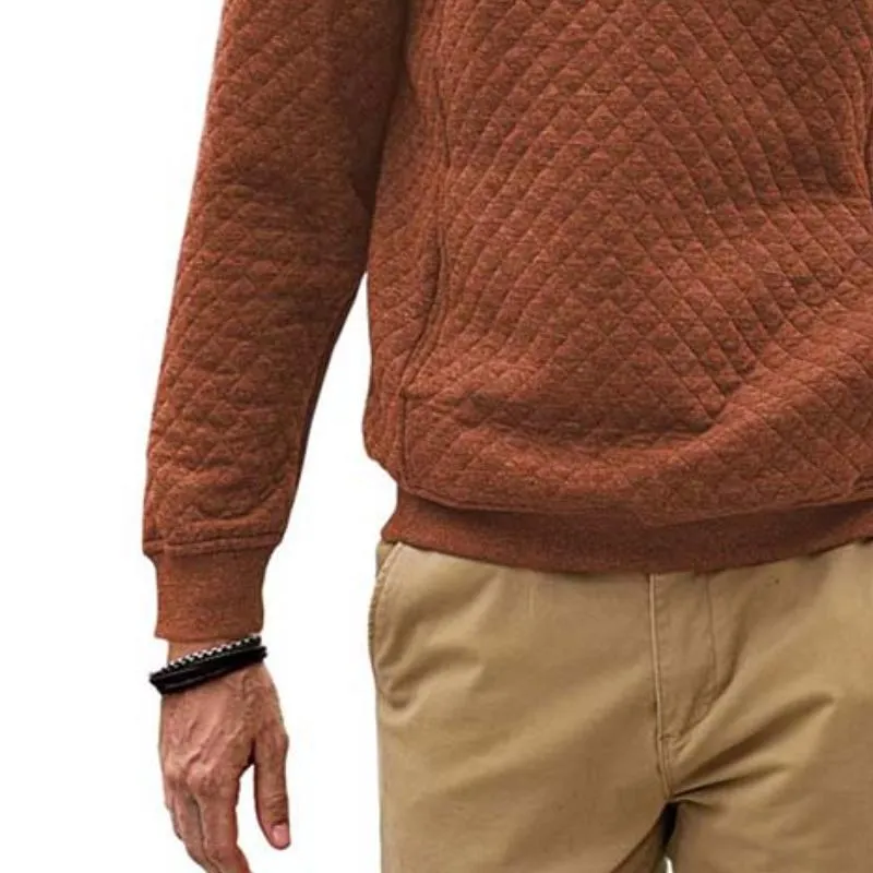 Men's Classic Casual Slim Stand Collar Pocket Long Sleeve Sweatshirt 24499443K sold by Manly product image thumbnail 4