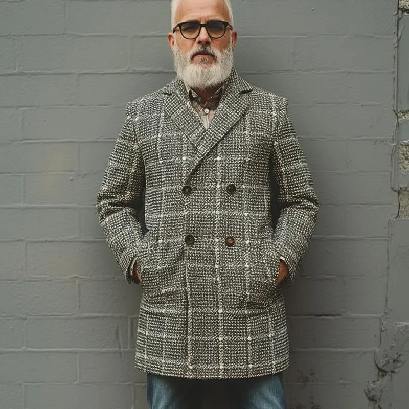 Men's Casual Houndstooth Double Breasted Blazer 50213000X sold by Manly product image thumbnail 2