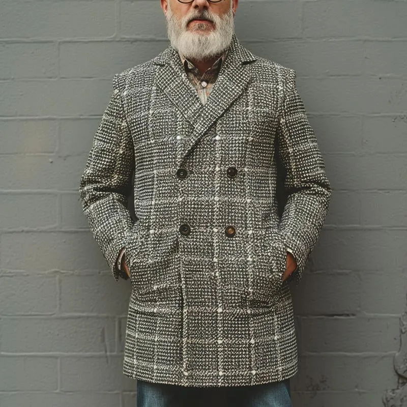 Men's Casual Houndstooth Double Breasted Blazer 50213000X sold by Manly product image thumbnail 4