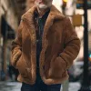 Men's Loose Polar Fleece Button Jacket 40443389X sold by Manly