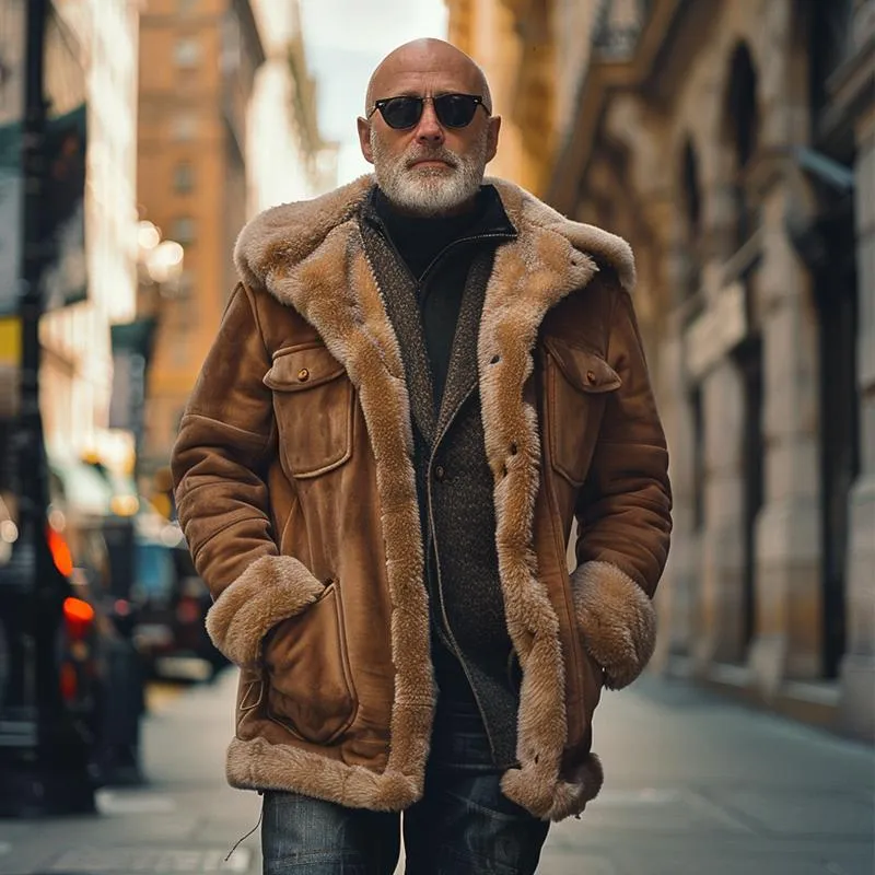 Men's Solid Color Casual Stitching Multi-pocket Coat 49976241X sold by Manly product image thumbnail 2