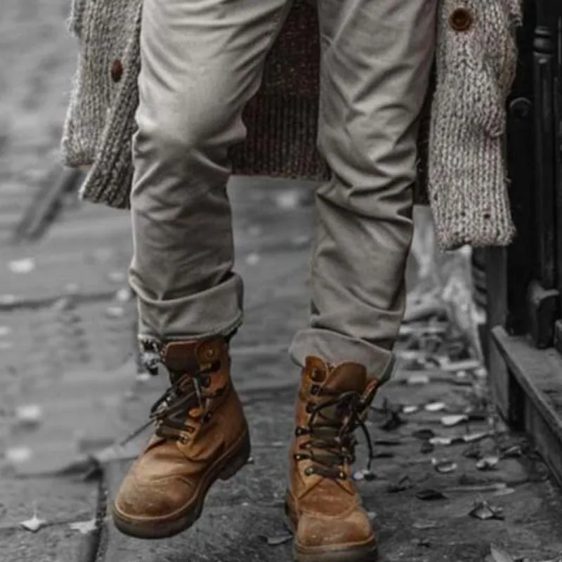 Men's Classic Vintage Casual Distressed Washed Jeans 35318208K sold by Manly product image thumbnail 4