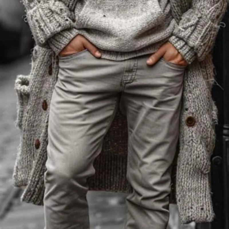 Men's Classic Vintage Casual Distressed Washed Jeans 35318208K sold by Manly product image thumbnail 3